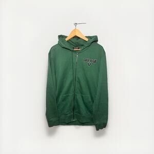 True Religion Green Buddha Hoodie Sweatshirt Men’s XL Logo Graphic Pullover￼